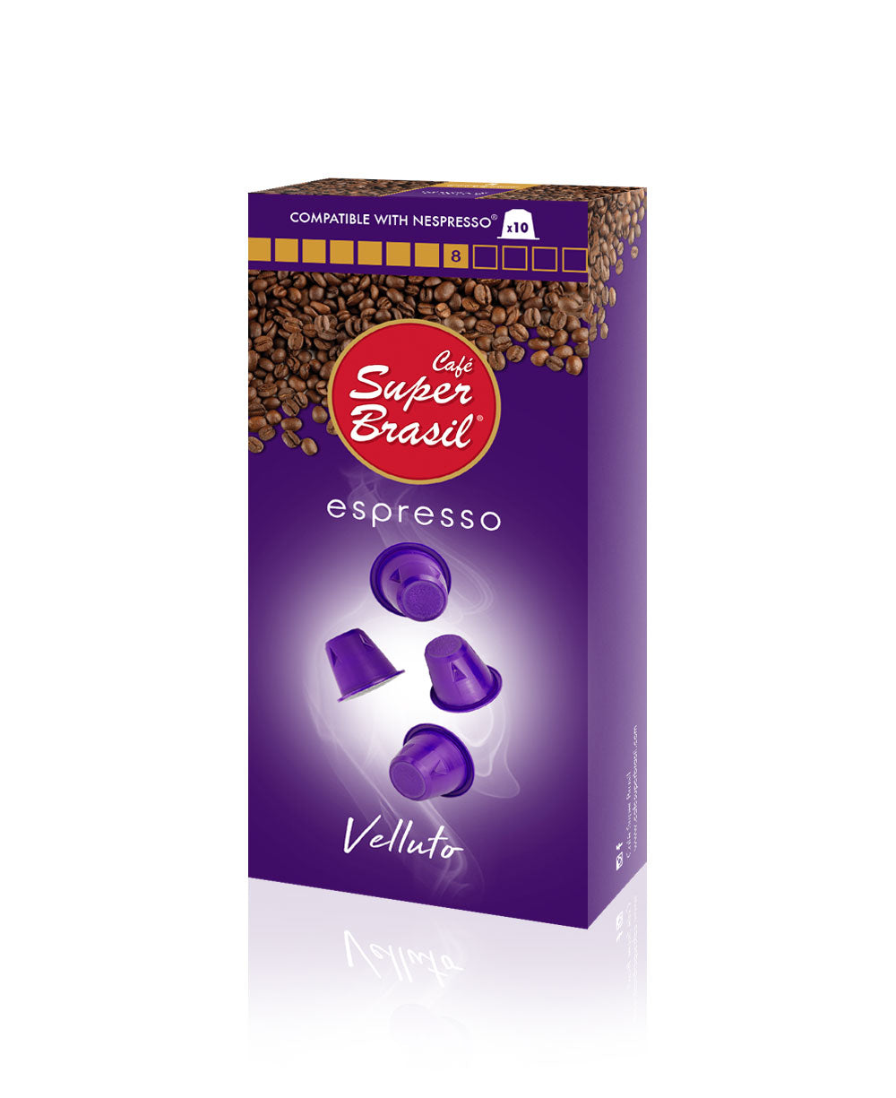 stressende punkt Vær venlig Café Super Brasil VELLUTO Nespresso Compatible Capsule