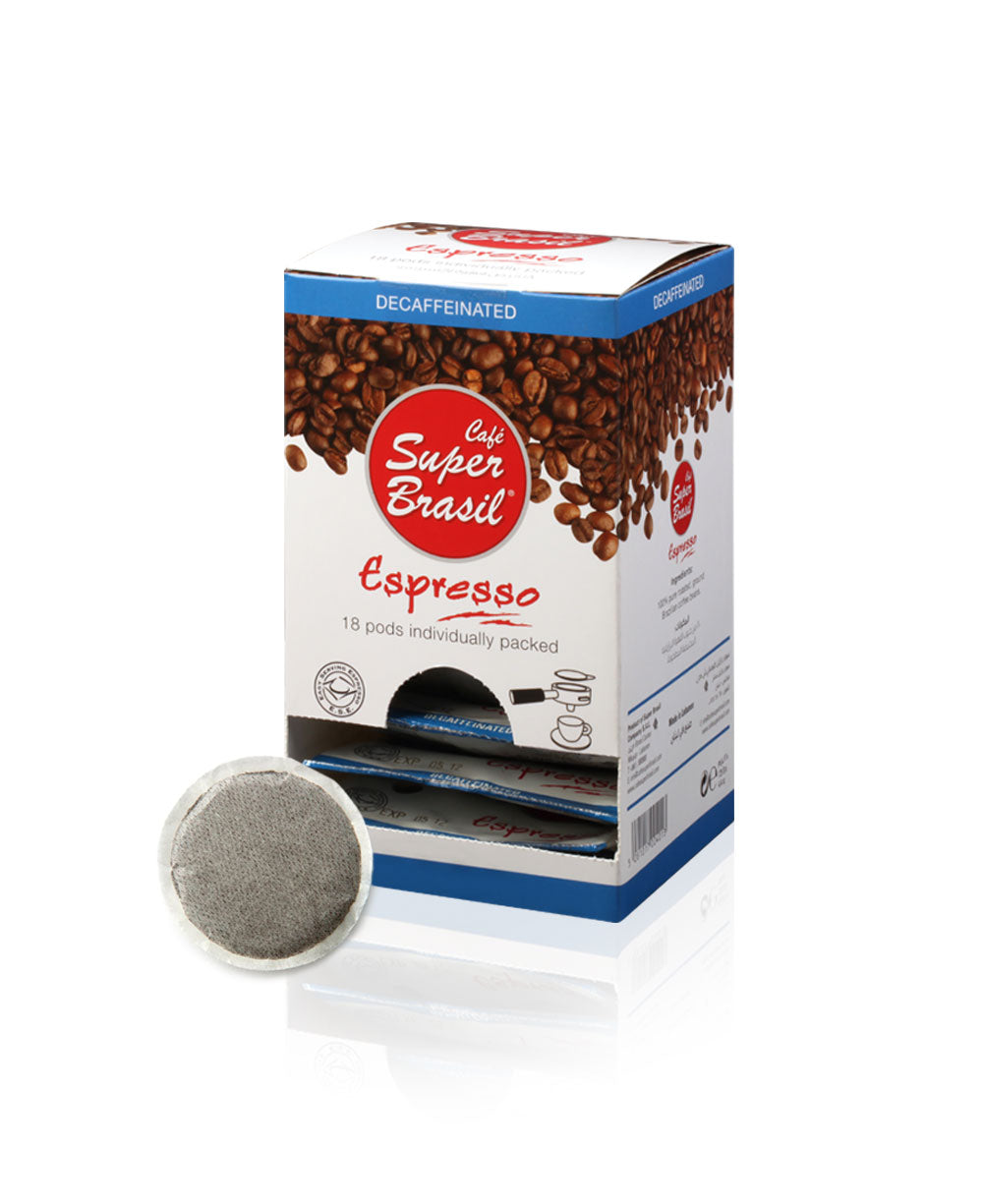 Café Super Brasil Espresso POD (Decaffeinated)